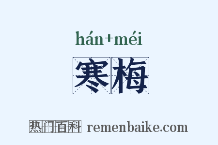 寒梅是什么意思的图片